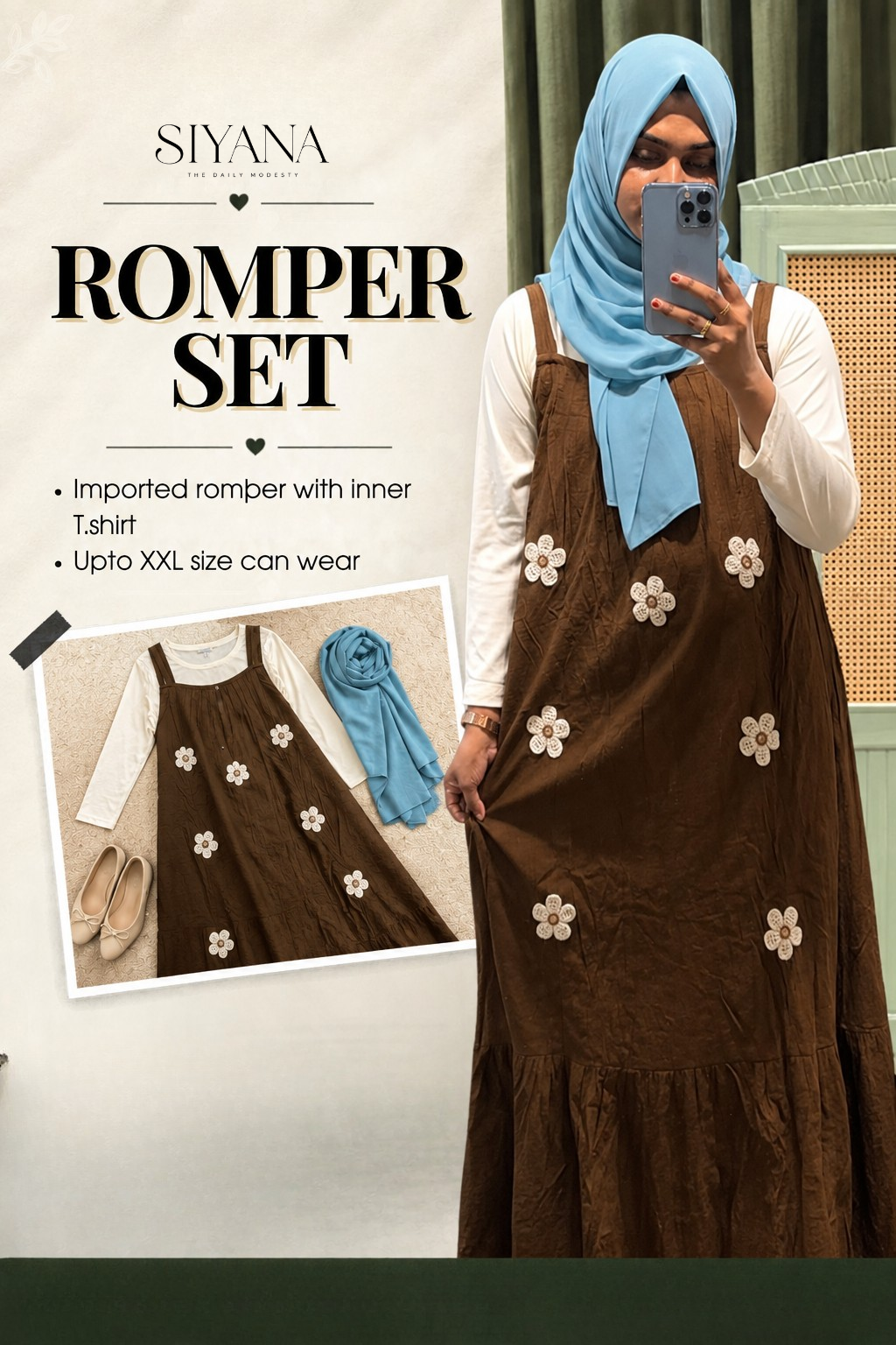 Romper with Inner T-shirt